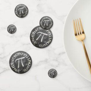 Pi Day PiDay Chalkboard-Bildung Konfetti