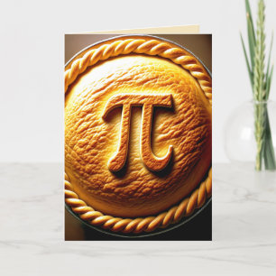 Pi Day Pie Feiertagskarte