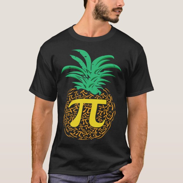 Pi Day Pineapple Math  Teacher 3 14 Symbol Mathema T-Shirt (Vorderseite)