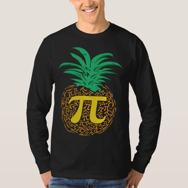 Pi Day Pineapple Math  Teacher 3 14 Symbol Mathema T-Shirt (Vorderseite)