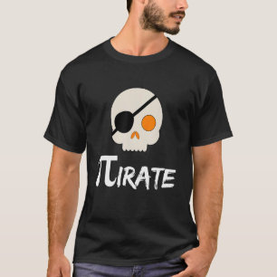 Pi Day Pirate 3 14 Math Geek Cool Pi Teacher Pres T-Shirt