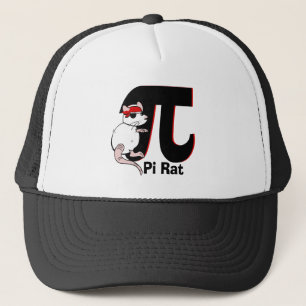 Pi Day Pirate Rat Truckerkappe