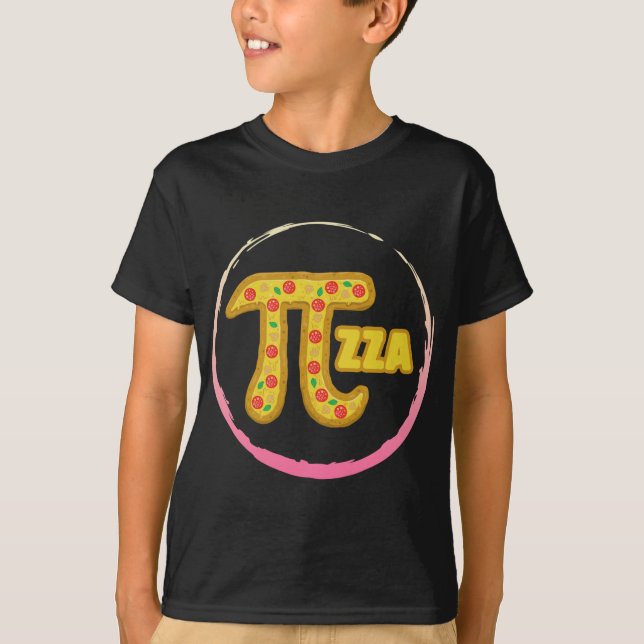 Pi Day Pizza Lover Math Teacher 3,14 Geek Mathemat T-Shirt (Vorderseite)