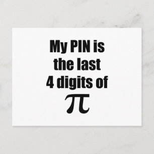 Pi Day Postkarte