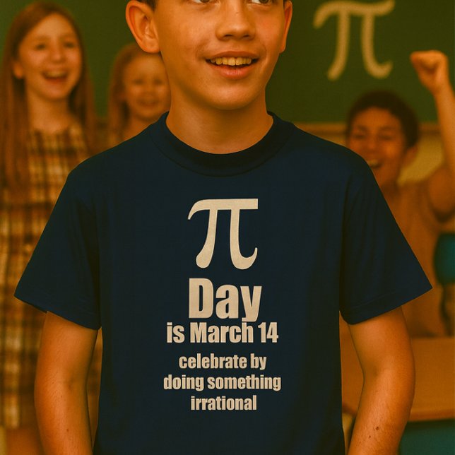 Pi Day-Shirt, dunkel T-Shirt (Von Creator hochgeladen)