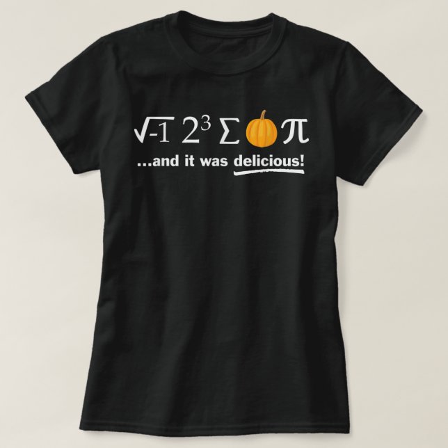 Pi Day Shirt I Aight Sum Pumpkin Pi Funny Mathe Pu (Design vorne)