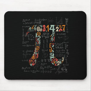 Pi Day Shirt Pi Numbers Math Teacher 3.14 Gift Boy Mousepad
