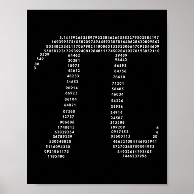 Pi Day Shirt Poster (Vorne)