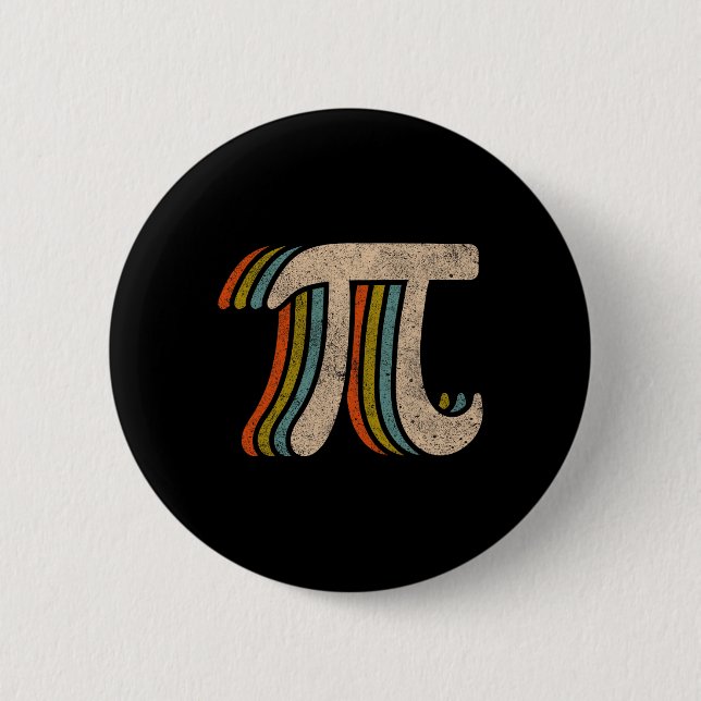 Pi Day Shirt Spiral Pi Mathe Lehrer Student Kinder Button (Vorderseite)