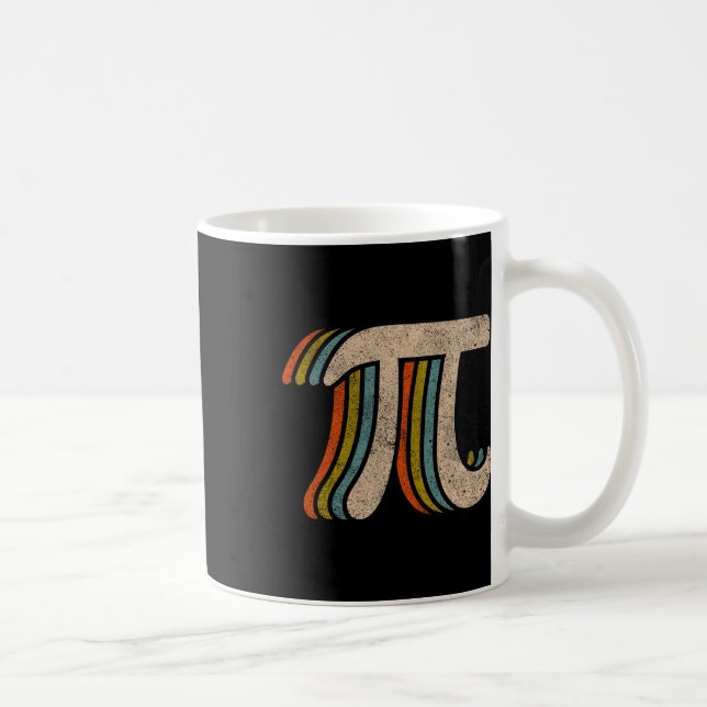 Pi Day Shirt Spiral Pi Mathe Lehrer Student Kinder Kaffeetasse (Rechts)