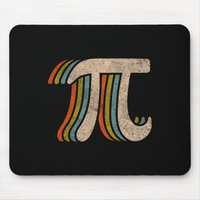 Pi Day Shirt Spiral Pi Mathe Lehrer Student Kinder Mousepad (Vorne)