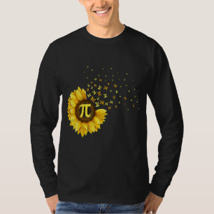 Pi Day Sonnenblume 3 14 Pi Kennzeichen Mathematik T-Shirt