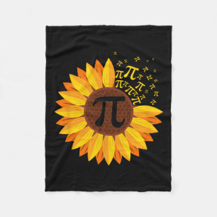 Pi Day Sonnenblume Pi Nummer Symbol Math Themed Sc Fleecedecke