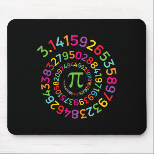 Pi Day Spiral Shirt 3.14159 Frauen Kinder Männer M Mousepad