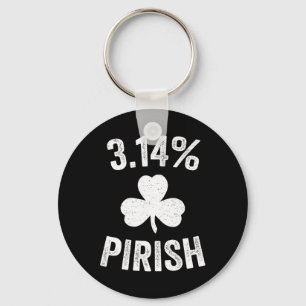 Pi Day St. Patrick's 3.14 Irish Funny Pirish Math Schlüsselanhänger