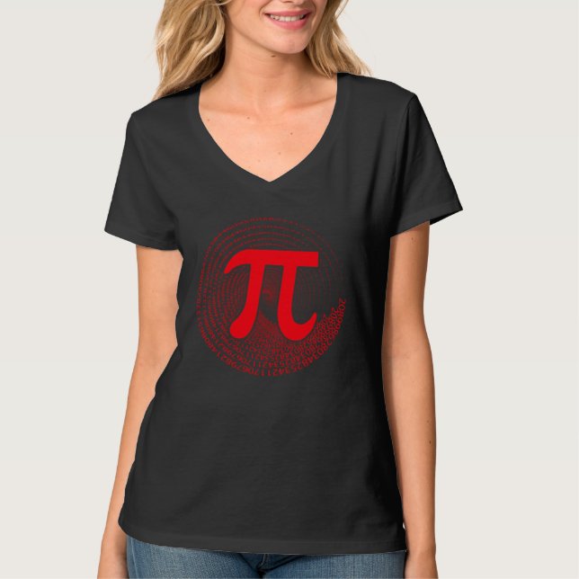 Pi Day Symbol Circle  Math Teacher Present  Number T-Shirt (Vorderseite)