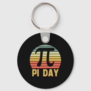 Pi Day Vintag Mathe Nerd Geek 3.14 Retro-Geschenk Schlüsselanhänger