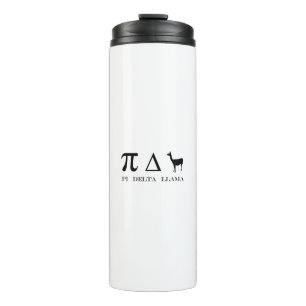 Pi Delta Lama Mathematik Symbole Thermosbecher
