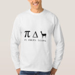 Pi Delta Llama Mathematics Symbols T-Shirt<br><div class="desc">lustig,  cool,  Liebe,  Vintag,  Geschenkidee,  Geburtstag,  Party,  Spaß,  phantastisch</div>