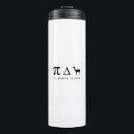 Pi Delta Llama Mathematics Symbols Thermosbecher<br><div class="desc">lustig,  cool,  Liebe,  Vintag,  Geschenkidee,  Geburtstag,  Party,  Spaß,  phantastisch</div>