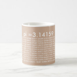 pi Digits Math Liebe Tasse