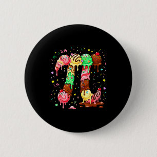Pi Eis Drip Mathe Pi Mathe Lustiges Pi-Tag-Symbol Button