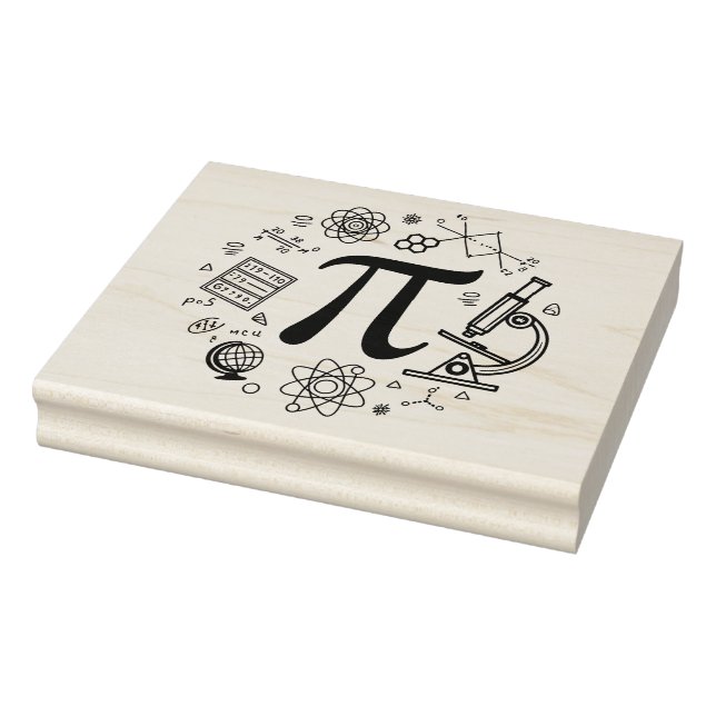 Pi Enthusiasten Gummistempel (Stempel)