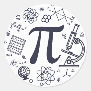 Pi Enthusiasten Runder Aufkleber