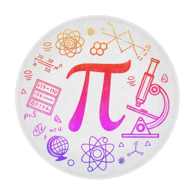 Pi Enthusiasten Schneidebrett (Vorderseite)