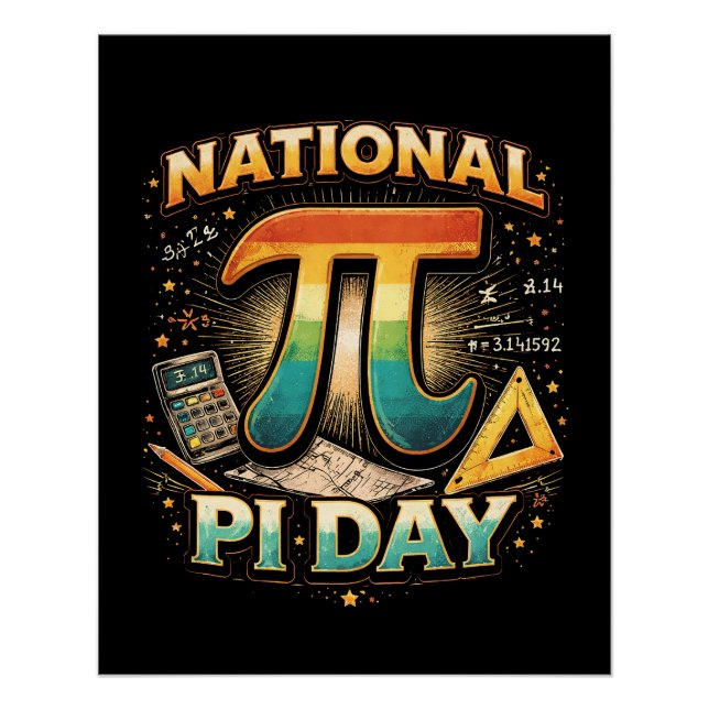 Pi feiern poster (Vorderseite)