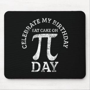 Pi Geburtstag Mathe Tag Vintage Mousepad