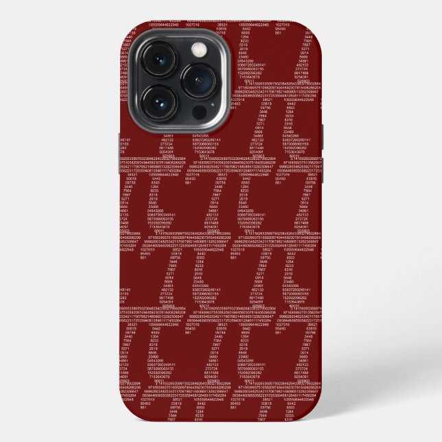 Pi iPhone Hülle (Rückseite)