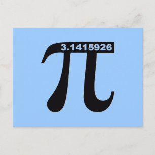 Pi-Karte Postkarte