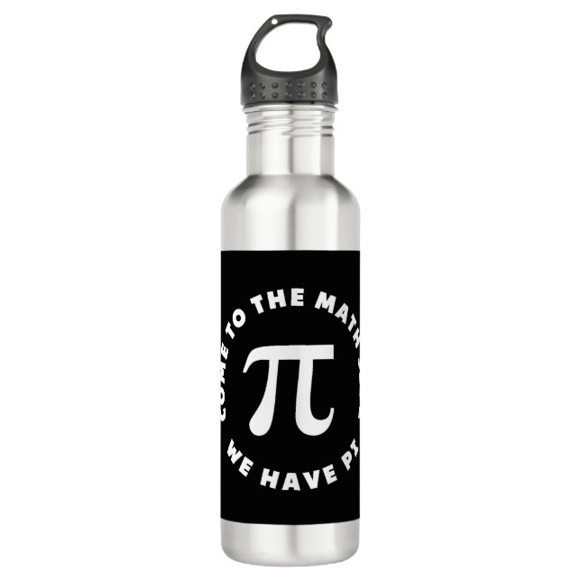 Pi kommen auf die Mathematik Seite, wir haben Pi Edelstahlflasche (Vorderseite)