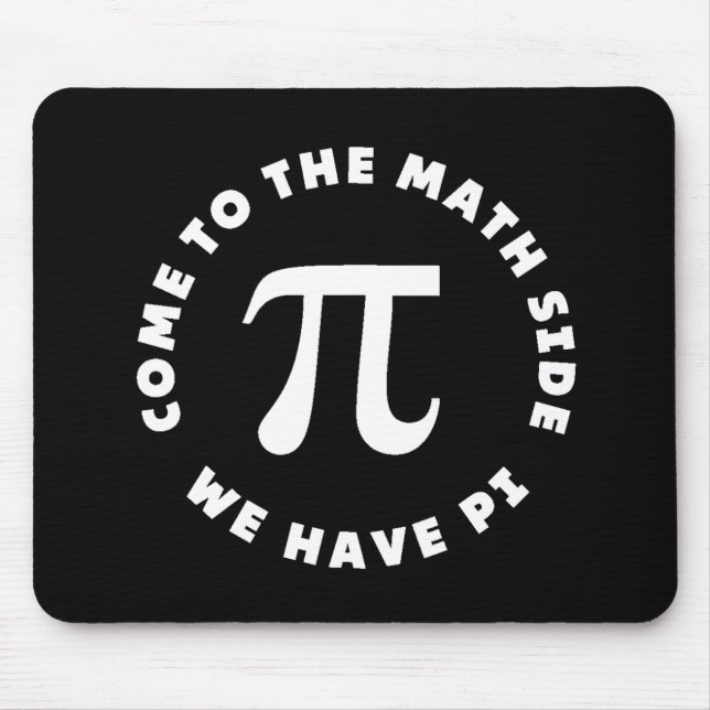 Pi kommen auf die Mathematik Seite, wir haben Pi Mousepad (Vorne)