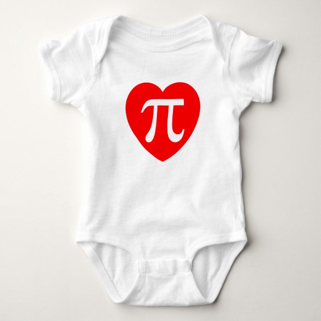 Pi-Liebe Baby Strampler (Vorderseite)