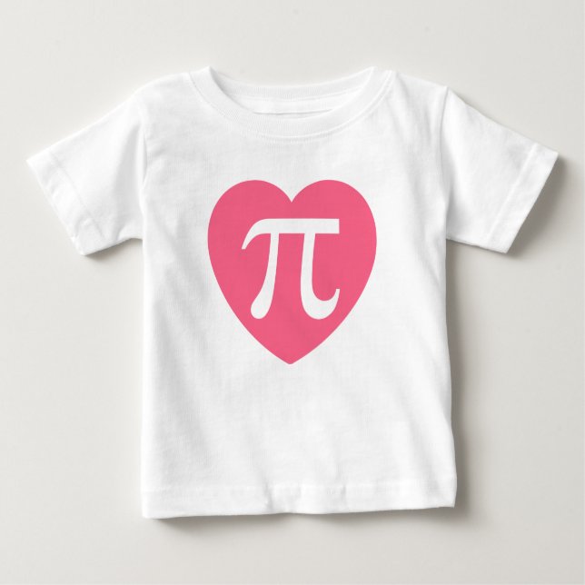 Pi-Liebe Baby T-shirt (Vorderseite)