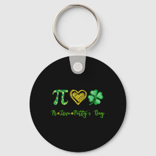 Pi Liebe Kleeblatt Patty's Day Math Teacher St Pat Schlüsselanhänger