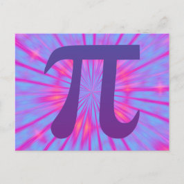 Pi Lila Postkarte