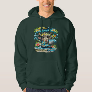 Pi Mai Lao Splash Durchnässt wie ein Büffel Lustig Hoodie