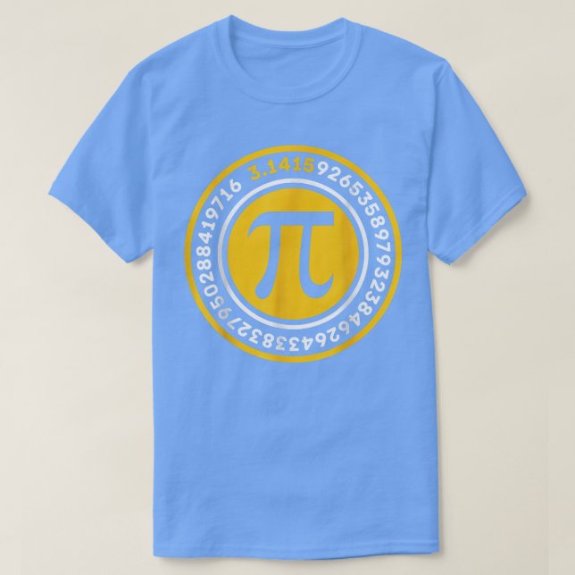 Pi Math Geek Science Irrational Number Pi Day 1620 T-Shirt (Design vorne)