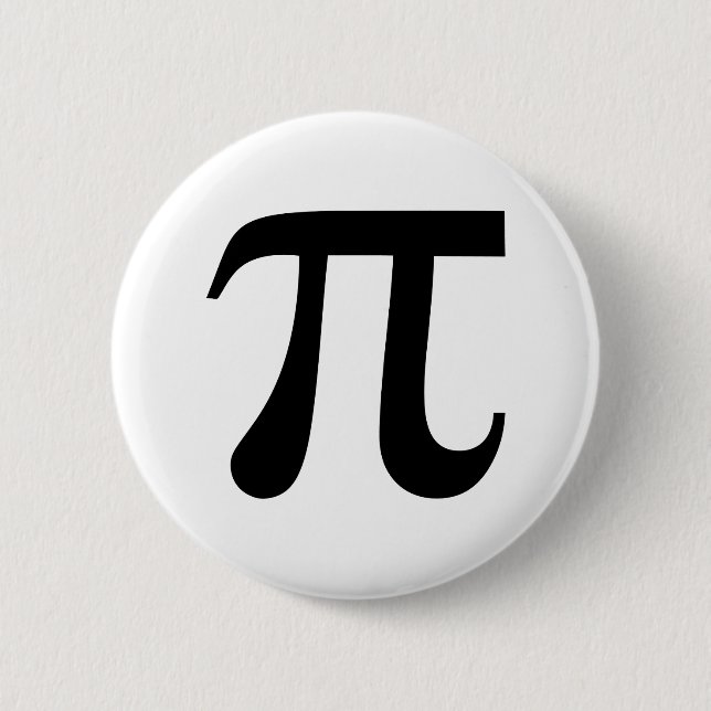 Pi Math Symbol Button (Vorderseite)