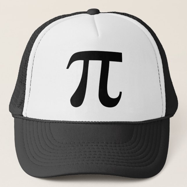 Pi Math Symbol Truckerkappe (Vorderseite)