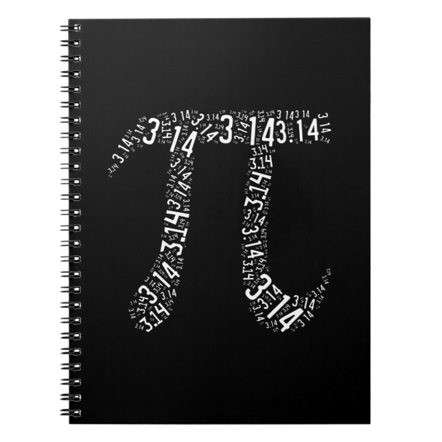 Pi Mathe Nerd Notizblock (Vorderseite)