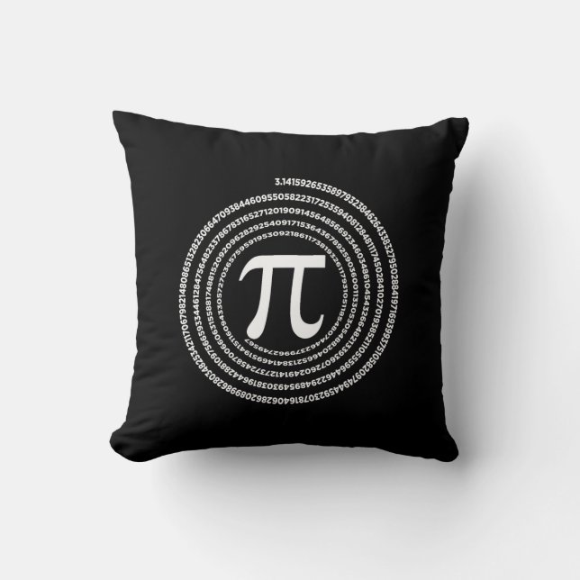 Pi-Mathematik Kissen (Vorderseite)