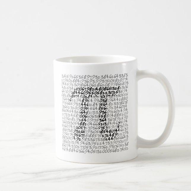 PI MATHEMATISCH KONSTANT TASSE (Rechts)