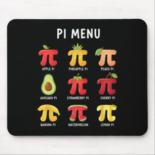 Pi-Menü 3,14 Pi-Zahlensymbol Mathematiklehrer Lust Mousepad