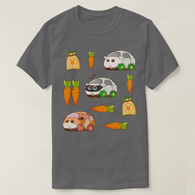Pi-molcar-Aufkleber Set T-Shirt (Design vorne)