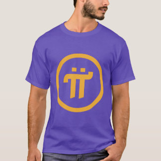 Pi Netzwerk pi Logo bedruckt T - Shirt