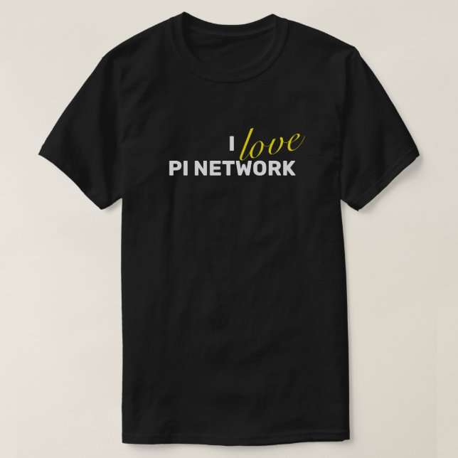 PI-Netzwerk-T-Shirt T-Shirt (Design vorne)